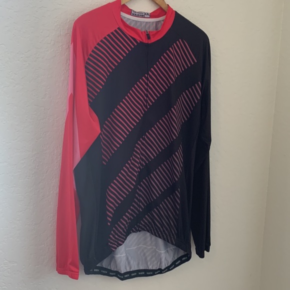 Men's Cycling Shirt Long Sleeve Sz XXL NEW 2XL - Picture 2 of 9